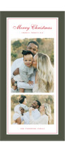 Sage Tall Holiday Cards