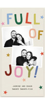 Full of Joy (& Cheer) Tall Holiday Cards