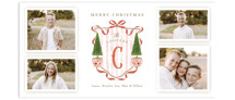 Family Crest Tall Holiday Cards