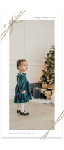 Tied with Ribbon Tall Holiday Cards