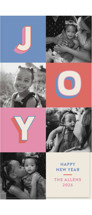 Color Pop Joy Tall Holiday Cards