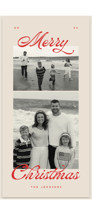 nostalgic duo Tall Holiday Cards