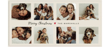Simple Grid Tall Holiday Cards