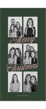 Script Collage Tall Holiday Cards