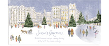 Wintertime in the City Tall Holiday Cards