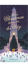 Christmas Time in the City Tall Holiday Cards