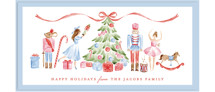 Nutcracker scene Tall Holiday Cards
