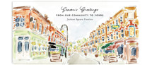 High Street Tall Holiday Cards