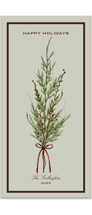 Holiday Ikebana Tall Holiday Cards