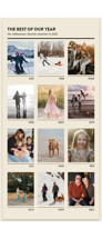 Calendar Tall Holiday Cards
