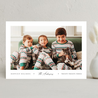 The Minimalist New Year Photo Cards