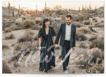 Rustic New Year Photo Cards