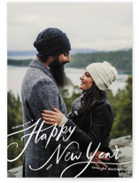 Swinging new year New Year Photo Cards