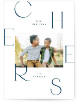 Statement Cheers New Year Photo Cards