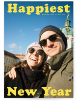 Bold Greeting New Year Photo Cards