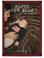 Patchwork New Year Photo Cards