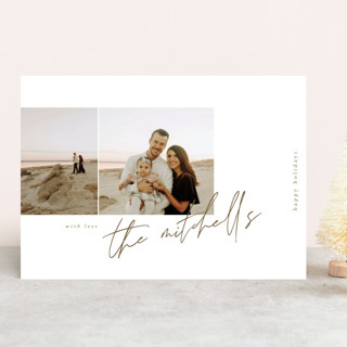 Clean Cut New Year Photo Cards