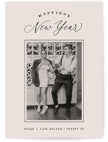 Chic New Year New Year Photo Cards