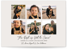 Best is yet to come New Year Photo Cards