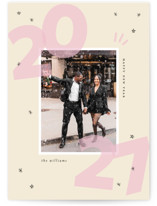 Bold Beginning New Year Photo Cards