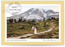 New Year stamped New Year Photo Cards