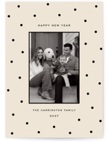 Simply Dotted New Year Photo Cards