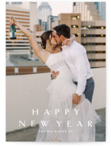 Boldly stated New Year Photo Cards