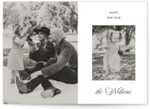 Double New Year Photo Cards