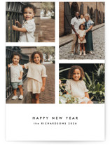 Four New Year Photo Cards