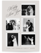 Vintage Vibes New Year Photo Cards
