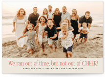 Short on Time New Year Photo Cards