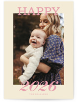 Stamped New Year Photo Cards