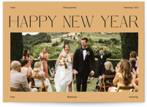 Fancy New Year Photo Cards