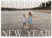 New Year Happiness New Year Photo Cards