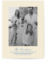 Resolutions New Year Photo Cards