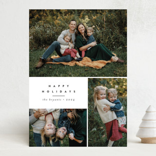 Blocked New Year Photo Cards