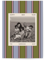 Color Rhythm New Year Photo Cards