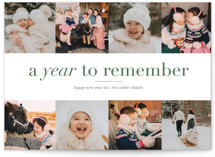 A Year to Remember New Year Photo Cards