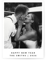 Simple & Sweet New Year New Year Photo Cards