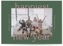 H A P P I E S T New Year Photo Cards