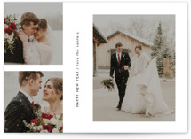 happy trio New Year Photo Cards