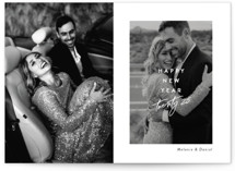 Chic Year Ahead New Year Photo Cards
