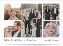 New Year, New Adventures New Year Photo Cards