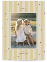 stars & stripes New Year Photo Cards