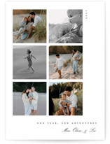 Window Pane New Year Photo Cards