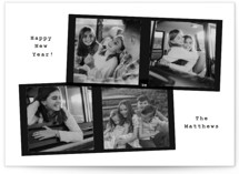 120 film New Year Photo Cards