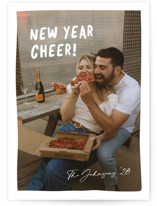 Casual Cheers New Year Photo Cards