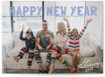 Boldly Soft New Year Photo Cards