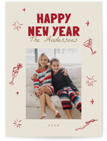 Pop & Sparkle New Year Photo Cards