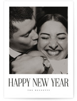 The New Minimal New Year Photo Cards